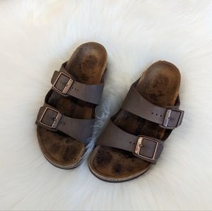 Birkenstocks kid's Arizona brown sandals size 32
